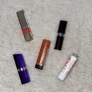5 Set Drugstore Lipstick Bundle
